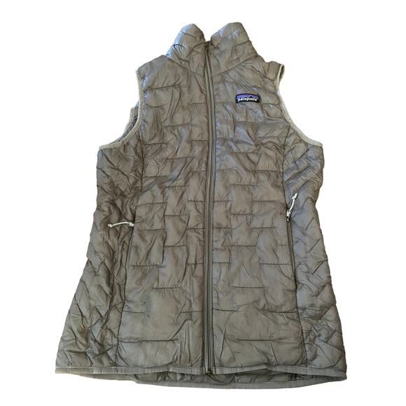 Patagonia Jackets & Blazers - Patagonia Women's size XS Nano Puff Insulated Vest Gray *flaw* (see photos)
